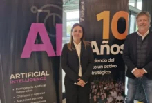 Eliana Giunta, directora comercial en Taligent y Guillermo Block, fundador y CEO de Taligent.