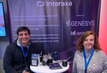 Marcos Lezcano y Analía Sureda, representantes comerciales de Interaxa.