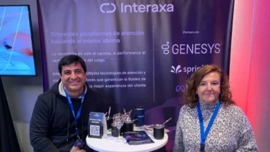 Marcos Lezcano y Analía Sureda, representantes comerciales de Interaxa.