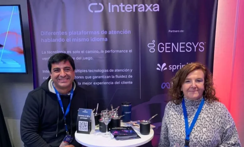 Marcos Lezcano y Analía Sureda, representantes comerciales de Interaxa.