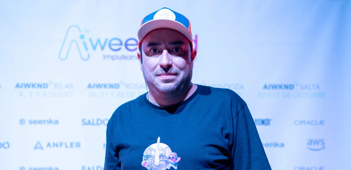 Emiliano Panelli, organizador y creador del AI Weekend.