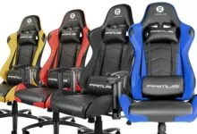 PRIMUS presentó el modelo THRÓNOS200S estándar (PCH-202), que ofrece respaldo reclinable hasta 180°, asiento ajustable en inclinación y altura, reposabrazos multidireccionales y una sólida base metálica con ruedas giratorias.