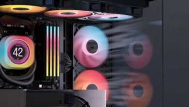 Pensados para equipos de exhibición, los RS-R ARGB son la elección ideal para los chasis de tipo pecera como los CORSAIR 3500X y 6500X, donde la estética juega un papel clave.