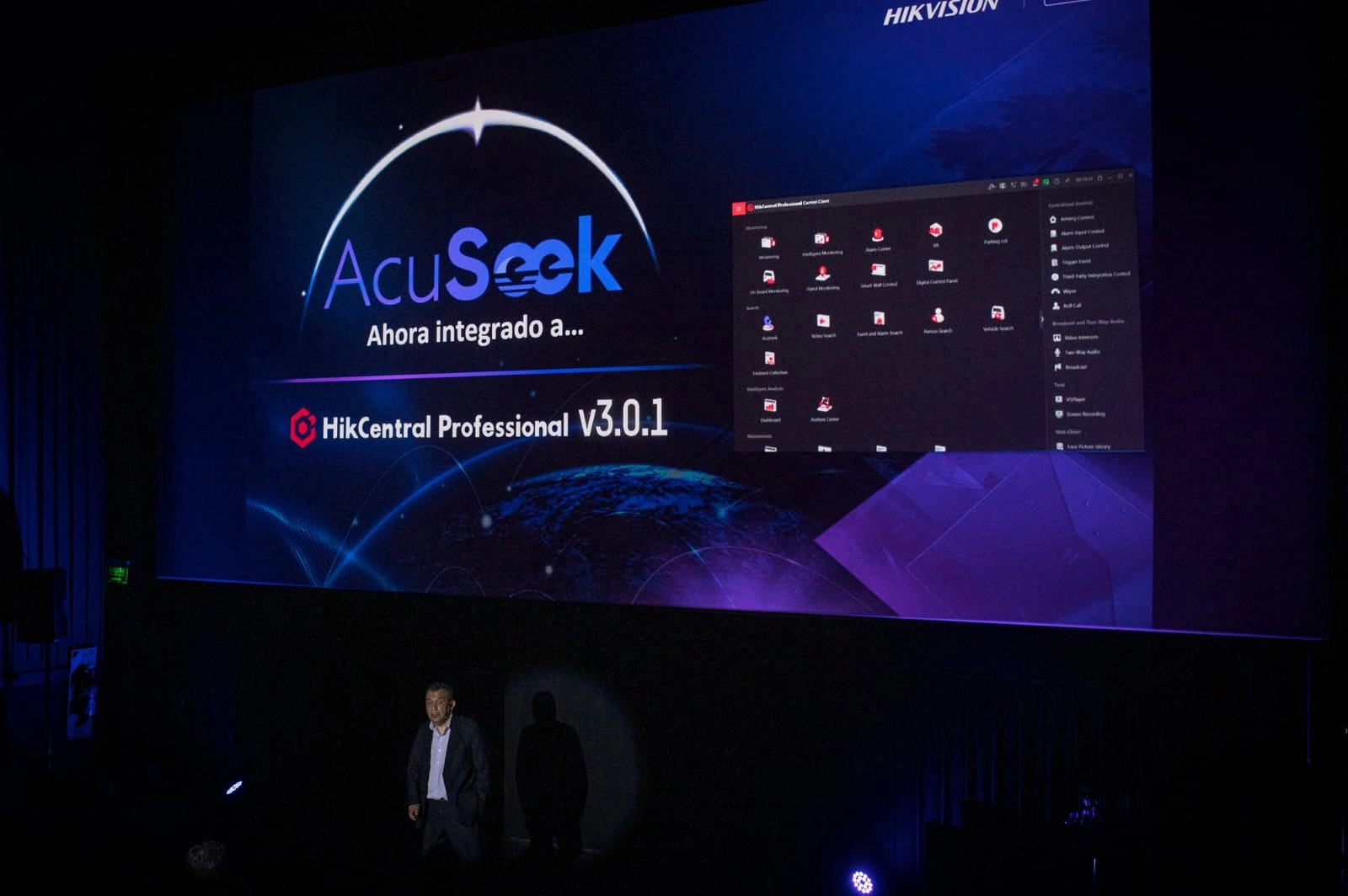 Daniel Olmedo, Product Manager CCTV de Hikvision, a cargo de la presentación