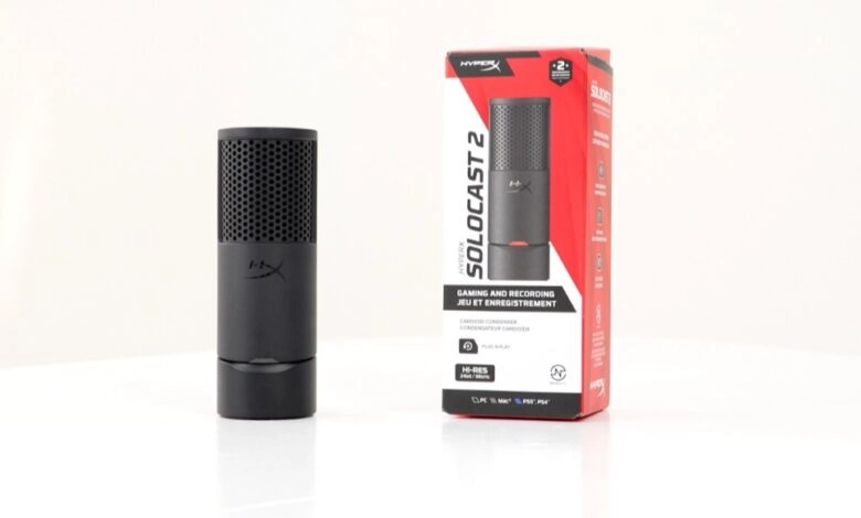 HyperX SoloCast 2, sonido de calidad en cualquier lugar.