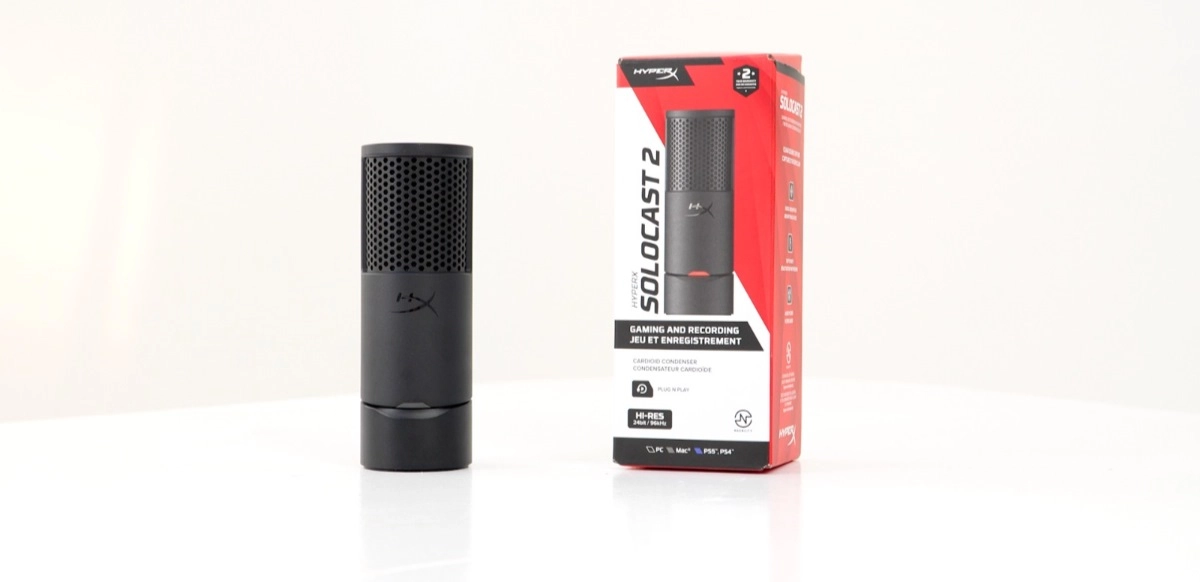 HyperX SoloCast 2, sonido de calidad en cualquier lugar.