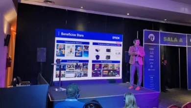 Pablo Kasjan, Head of Consumer para Argentina, Paraguay y Uruguay en Epson durante su presentación