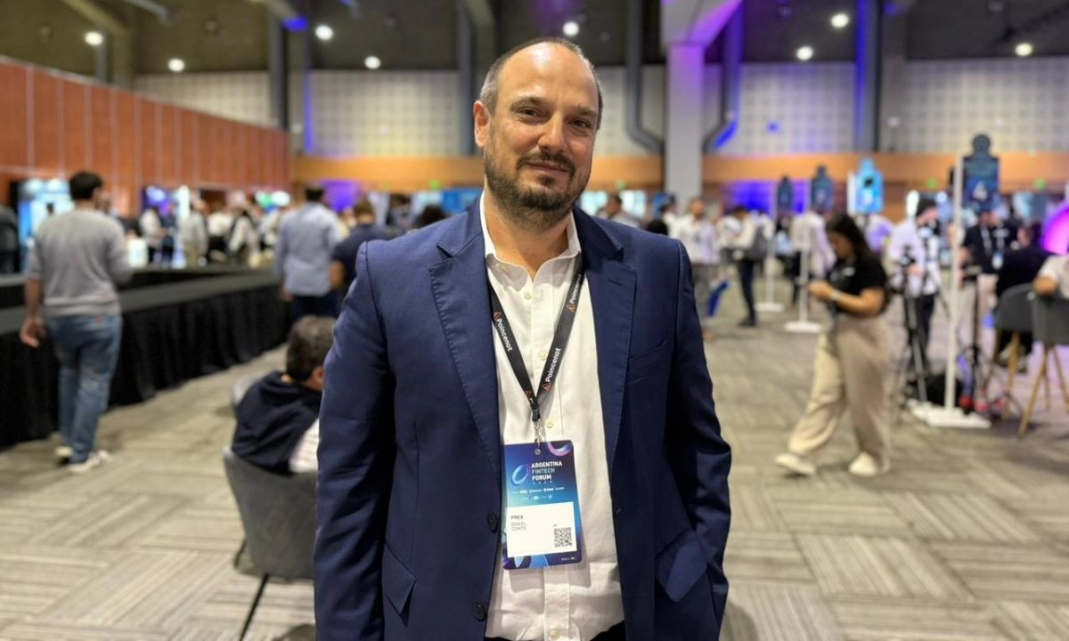 Daniel Conte, country manager de Prex Argentina, durante su participación en el Argentina Fintech Forum 2025, organizado por la Cámara Argentina Fintech en el Centro de Convenciones de Buenos Aires.