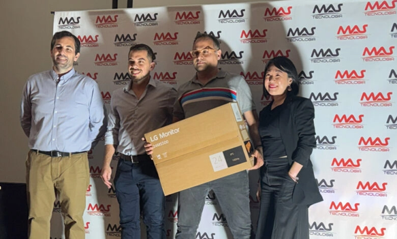 LG participó como marca invitada, presentando sus más recientes soluciones de pantallas profesionales y de consumo.