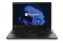 Laptop Lenovo con Windows 11 Pro.