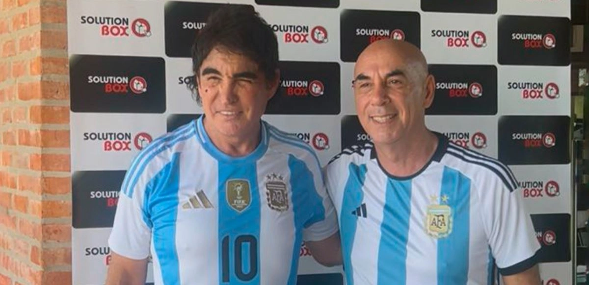 Federico Freitag, CEO de Solution Box y Guillermo Tesouro, director comercial de Solution Box