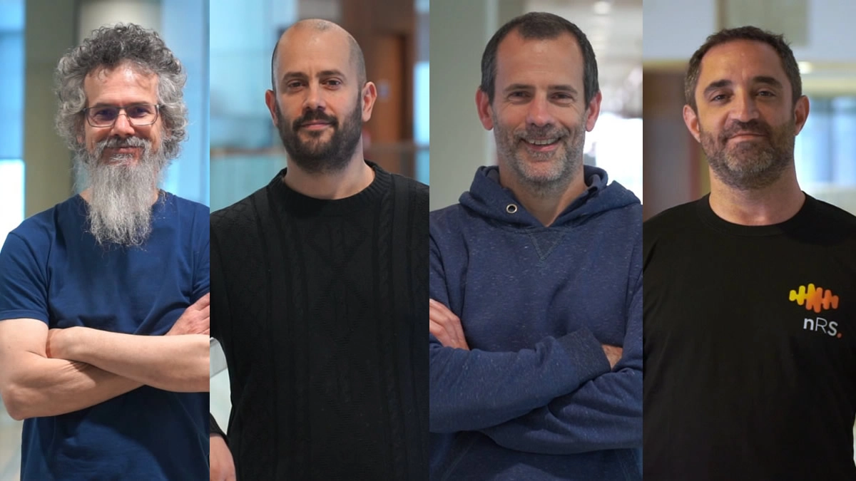 Mariano González Lebrero, Lucas Rubinstein,Esteban Mocskos y Adrián Niron de nReal Sounds