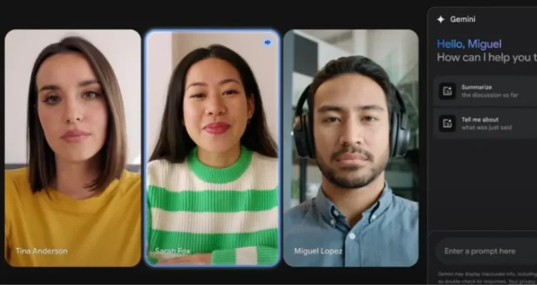 Gemini se integra a Google Meet como asistente de reuniones, ofreciendo resúmenes en vivo, aclaraciones contextuales y soporte para quienes se suman tarde