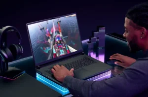 Esta poderosa máquina está equipada con una pantalla Mini LED de 18”, resolución 2.5K y una impresionante tasa de refresco de 240 Hz