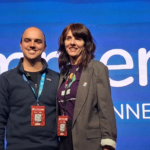 Julio Pizarro Mutinelli, referente de eCommerce y CX de Victoria Foods y Virginia López, Head of Sales de Infracommerce para South Latam.