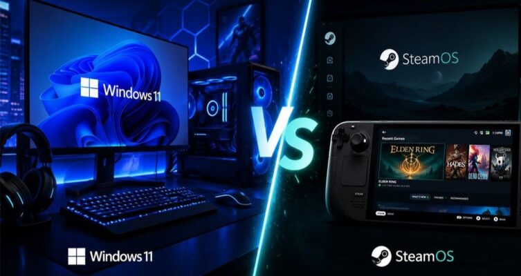 SteamOS gana terreno como alternativa a Windows para jugar en PC.