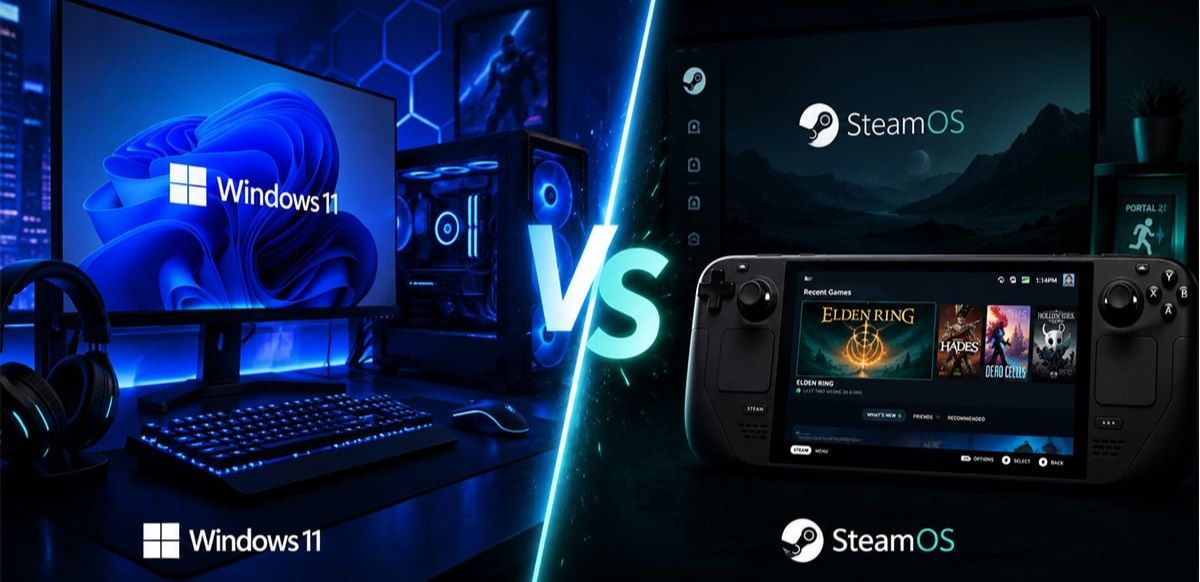 SteamOS gana terreno como alternativa a Windows para jugar en PC.