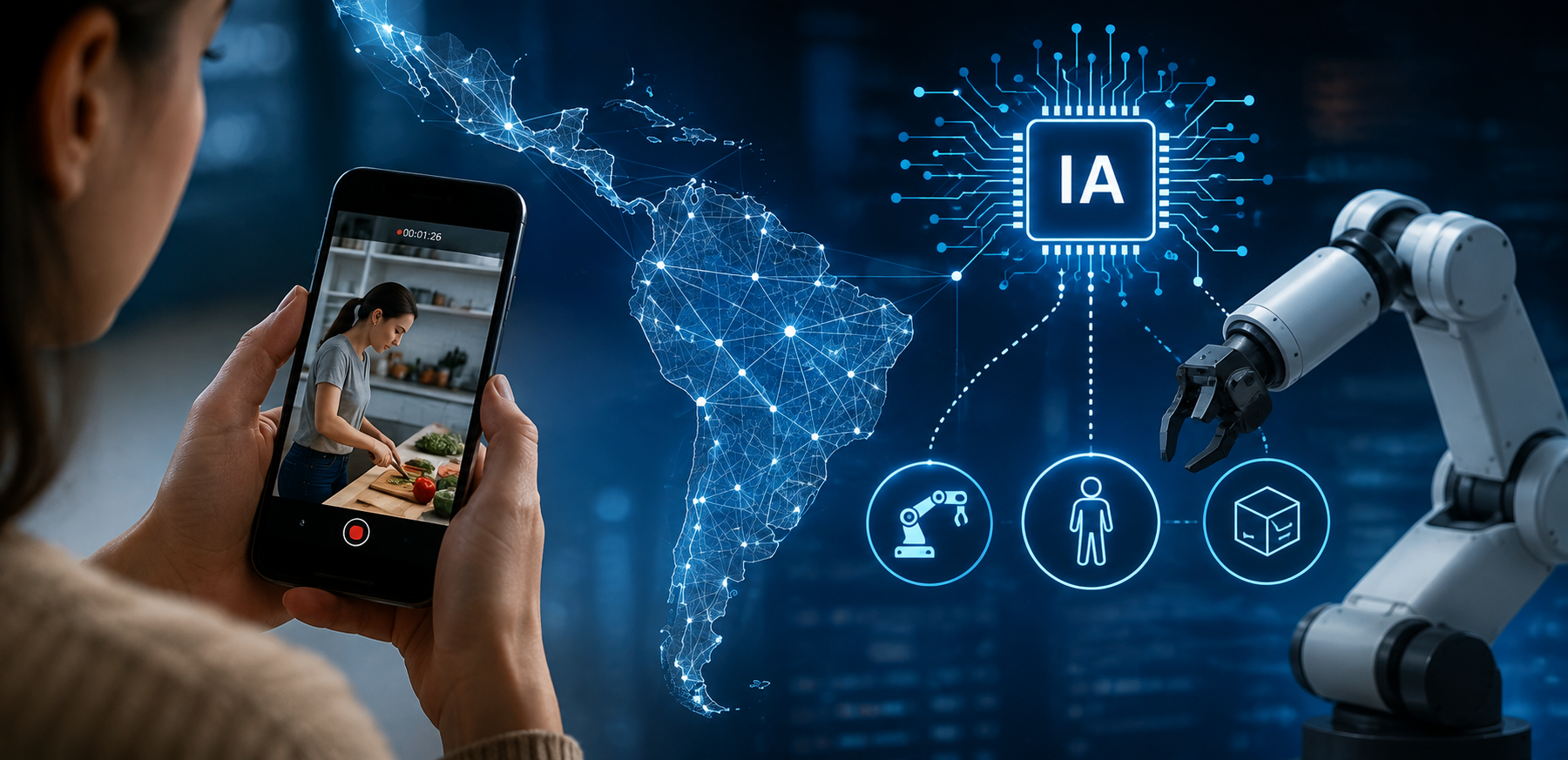 El objetivo es obtener datos sobre acciones y movimientos humanos que puedan utilizarse para entrenar modelos capaces de interpretar situaciones y comportamientos del mundo real.