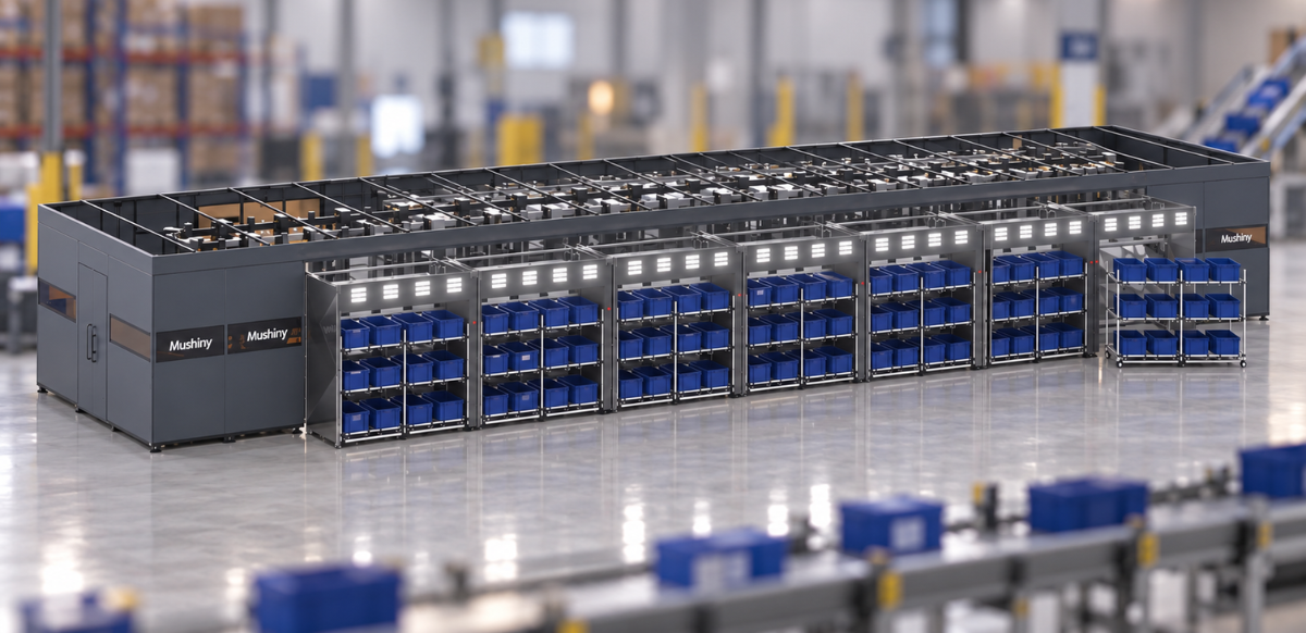 STG y Mushiny proyectan la evolución de los centros de distribución hacia almacenes más automatizados, eficientes e inteligentes.
