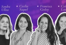 Sandra Ulloa Urbina, Ingeniera Comercial, Cecilia Saquel, ingeniera especialista en Reprogramación Neurolingüística, Francisca Godoy, periodista especializada en marketing de contenidos, diferenciación y liderazgo y Cote Latorre, CEO de Revista deCeo.