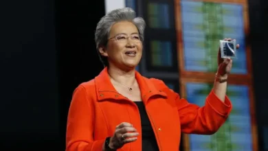 Lisa Su, CEO de AMD, durante su keynote en el evento Advancing AI, donde presentó los nuevos aceleradores Instinct MI350 y proyectó un mercado de más de 500 mil millones de dólares para la inteligencia artificial hacia 2028.