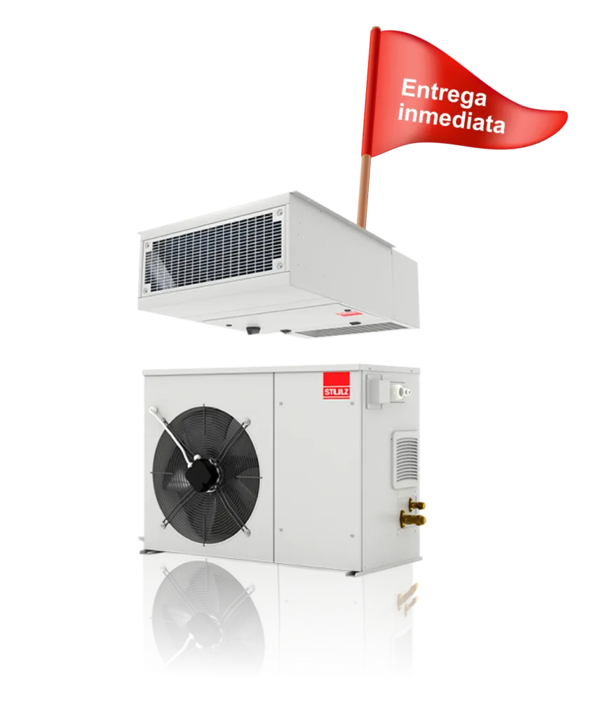 SplitAir de STULZ: Sistema de aire acondicionado dividido, versátil y eficiente, pensado para instalaciones exteriores o salas técnicas que requieren alta confiabilidad en climas exigentes.
