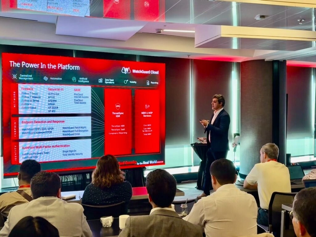 El corazón de la estrategia unificada de WatchGuard es su motor XDR (eXtended Detection and Response) llamado ThreatSync