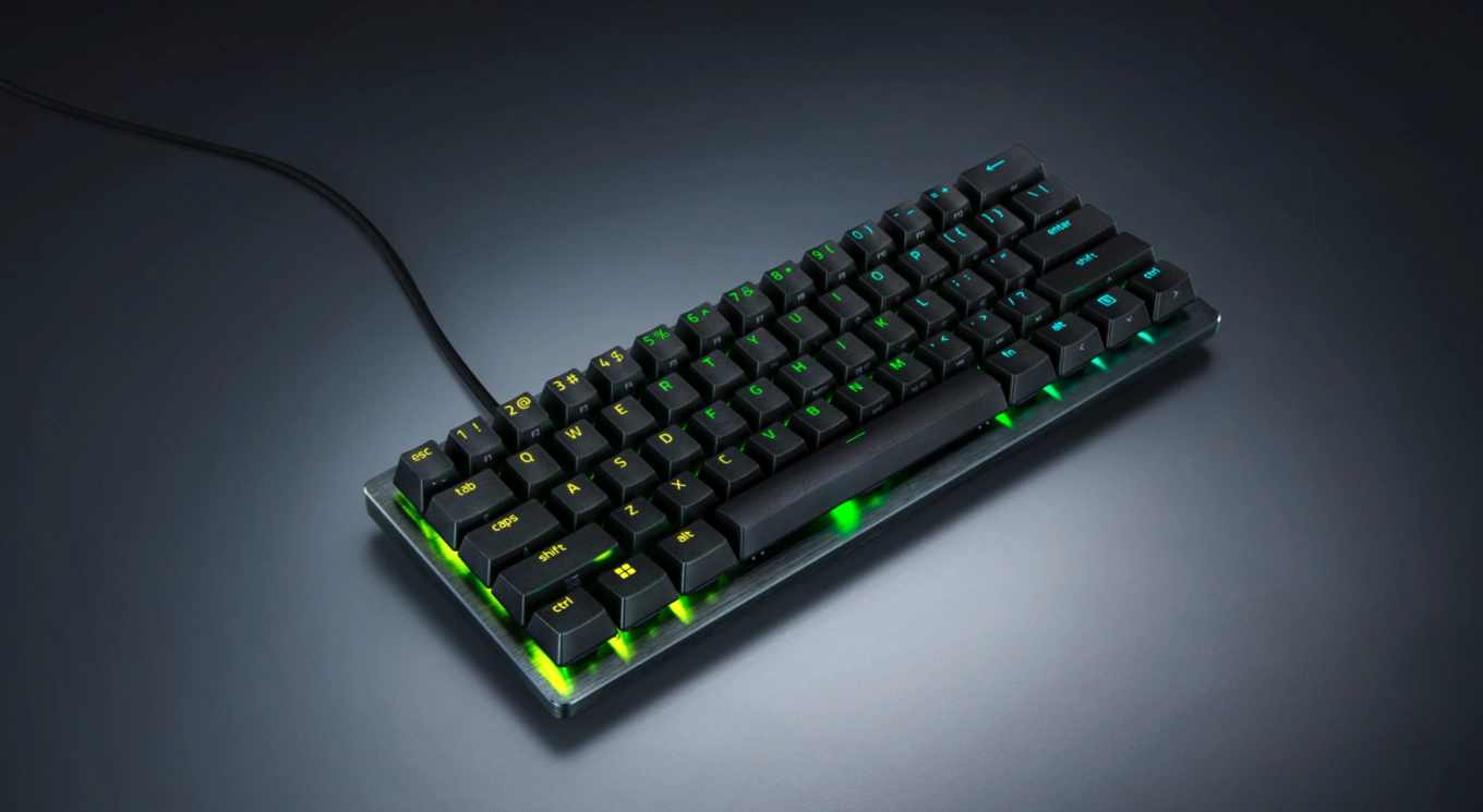 Razer presenta el Huntsman V3 Pro Mini 8KHz, su nuevo teclado óptico analógico para esports