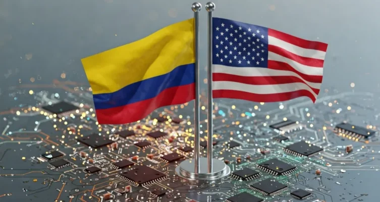 Tensión tecnológica: el impacto del conflicto comercial entre Colombia y Estados Unidos.