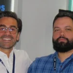Gabriel Santos Garcia, presidente ejecutivo de Colombia Fintech y Lucas Ernesto Souza, director de innovación de SUMIA SOLUTIONS.