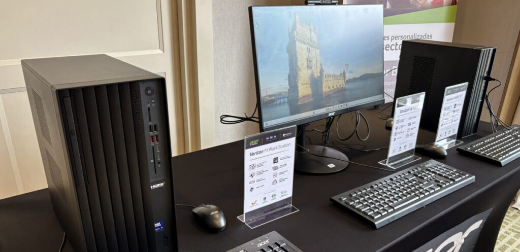 De izq. a der.: Veritan M Work Station, Veriton N Mini y Veriton X4000SFF