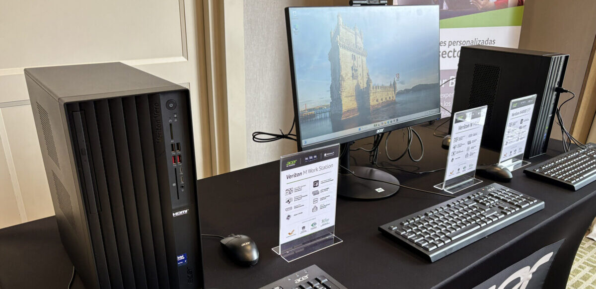 De izq. a der.: Veritan M Work Station, Veriton N Mini y Veriton X4000SFF