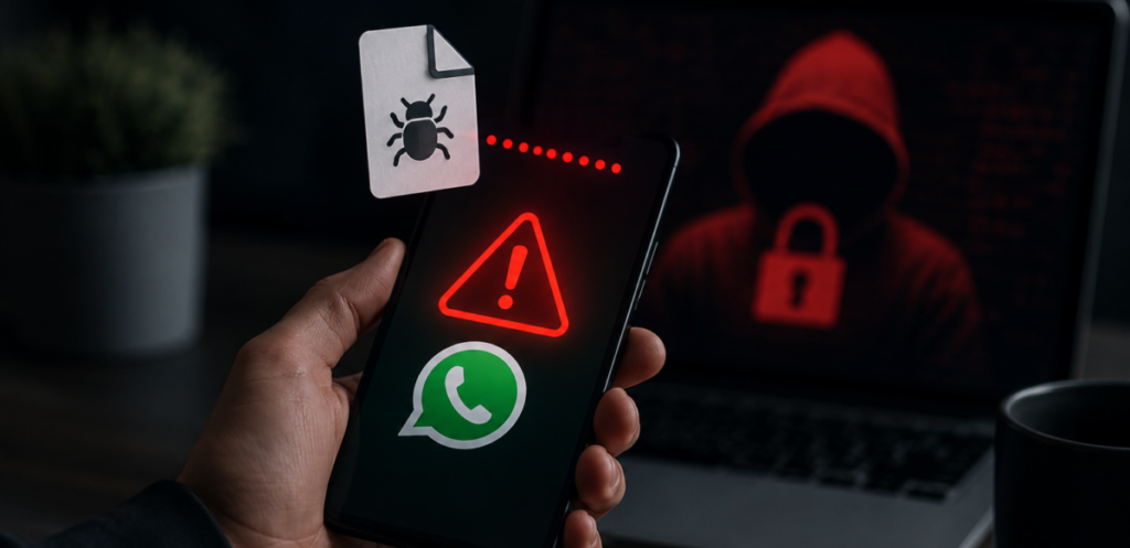 Los ciberdelincuentes aprovechan la confianza entre contactos de WhatsApp para distribuir malware mediante archivos que simulan facturas, pagos y extractos bancarios.