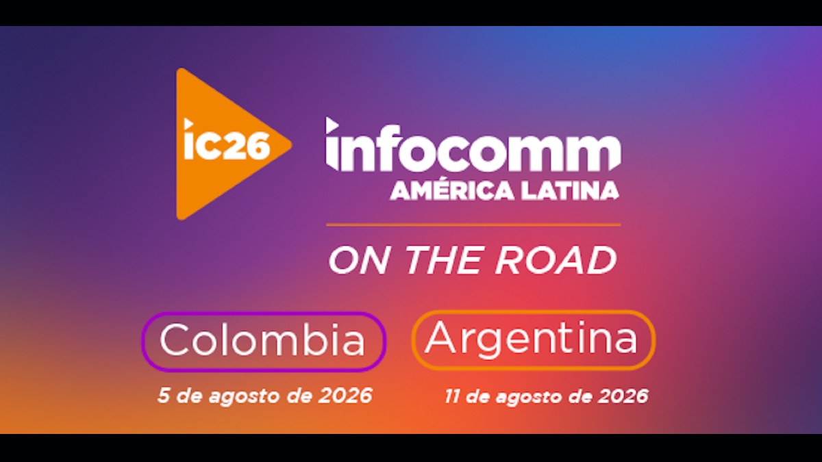 Bogotá fue elegida como una de las sedes de InfoComm América Latina On the Road por el crecimiento del mercado colombiano y la demanda de soluciones audiovisuales avanzadas.