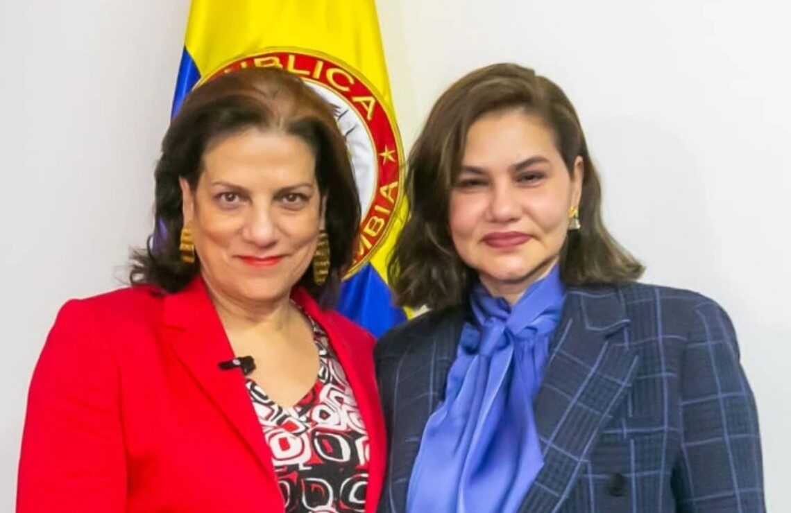 Alexandra Falla Zerrate, Ministra de TIC y Magda Yolima Amaya Arévalo, Secretaria General del Ministerio TIC.