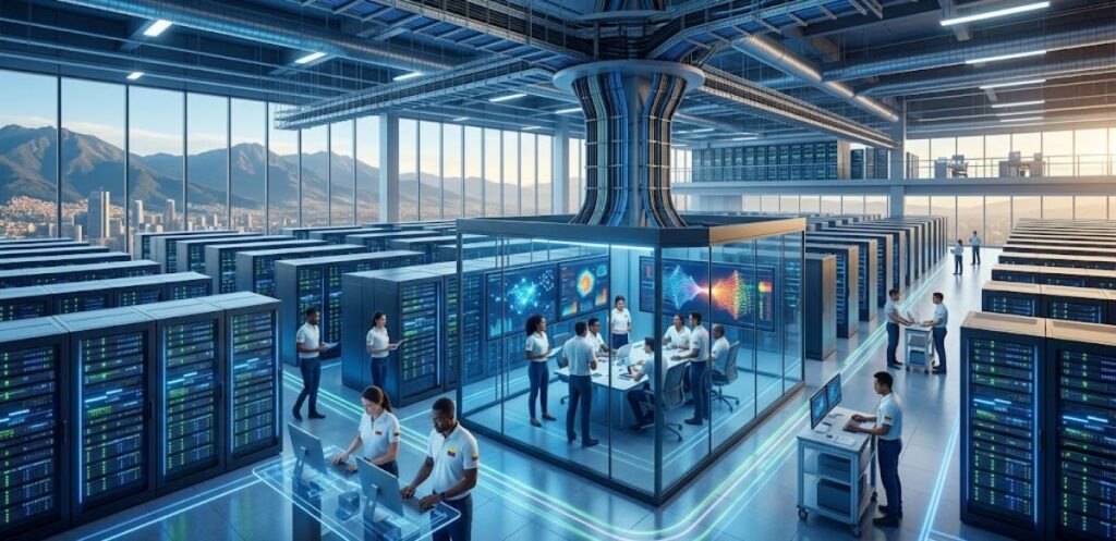 Colombia acelera su infraestructura digital para aprovechar el auge de la inteligencia artificial.