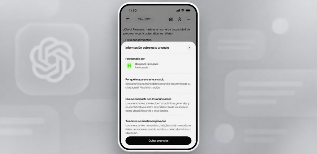 OpenAI amplía los anuncios en ChatGPT a 14 países más