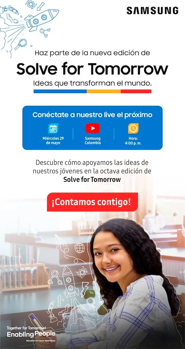 Samsung Colombia anuncia la apertura del programa “Solve For Tomorrow 2024” 3