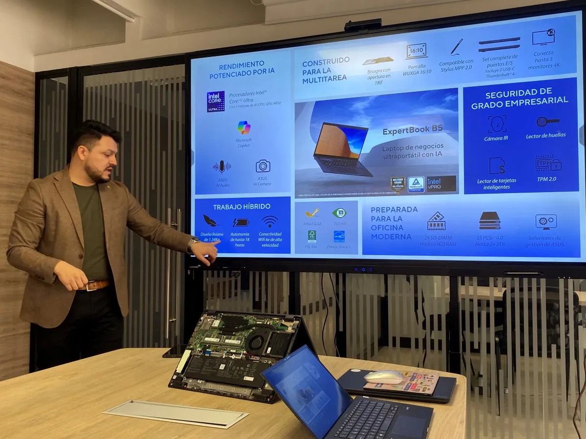 Asus a la caza del mercado corporativo con las nuevas laptops ExpertBook B5 y ExpertBook B3 4