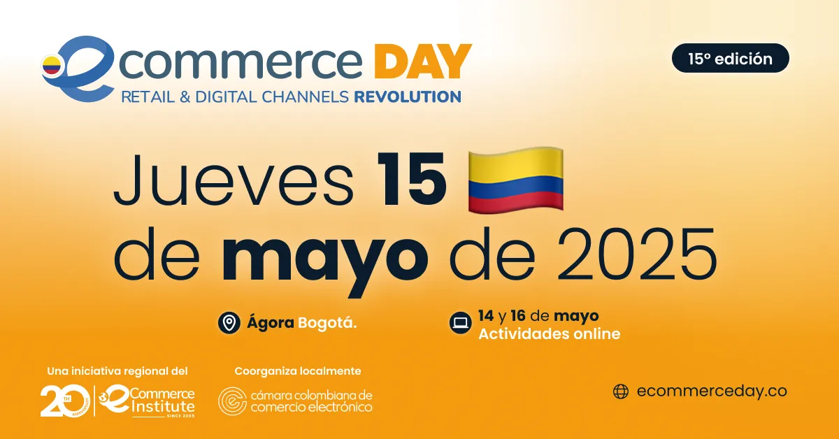 El eCommerce Day Colombia 2025 celebra la transformación digital con un evento híbrido 3 Más de 20 años de experiencia del eCommerce Institute celebrados con una jornada llena de innovación, networking y aprendizaje en el corazón de Bogotá.