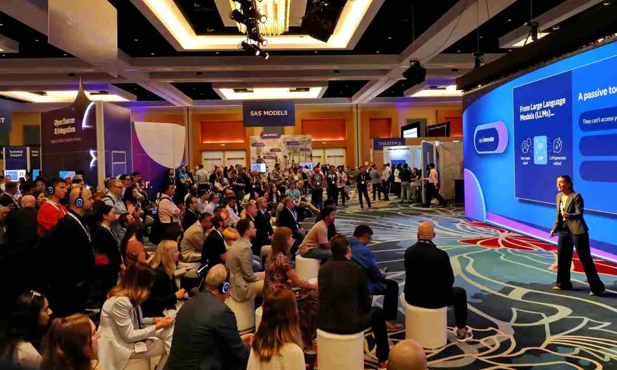 Vista general del SAS Innovate 2025 en Orlando, donde se debatió el futuro de la inteligencia artificial aplicada.