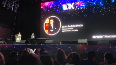 Juan Andrés Mejia, gerente general de Ingram Micro ofrece la charla de apertura al evento.