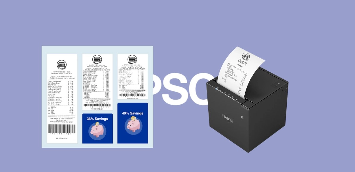 Epson revoluciona el ahorro de papel en las impresoras POS.