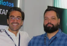 Gabriel Santos Garcia, presidente ejecutivo de Colombia Fintech y Lucas Ernesto Souza, director de innovación de SUMIA SOLUTIONS.