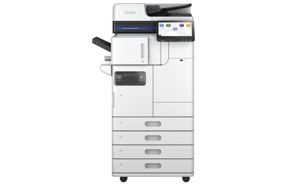 Epson lanza la WorkForce Enterprise AM-M5500: impresora multifuncional monocromática de alto rendimiento para empresas 3 Ideal para grupos de trabajo exigentes con capacidad de hasta 5.150 hojas y un volumen recomendado de 60.000 páginas mensuales.