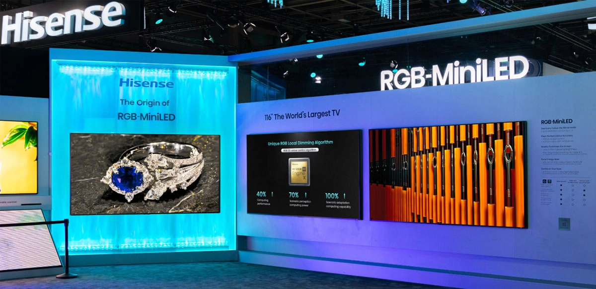 Hisense revoluciona la experiencia audiovisual con sus pantallas RGB-MiniLED en IFA 2025