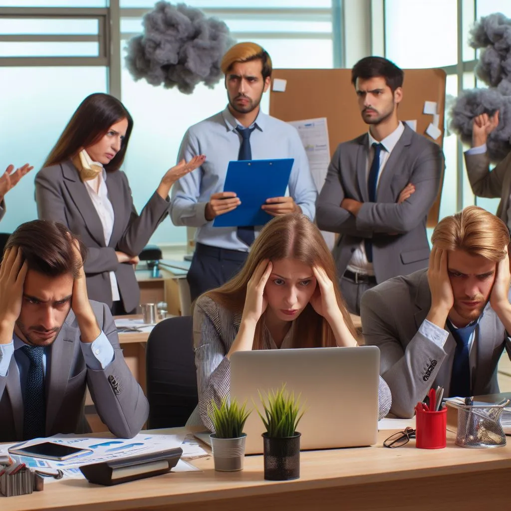 Las expectativas de trabajo de los empleados han cambiado en los últimos dos años, según casi el 60% de los encuestados (imagen creada con Microsoft Bing).