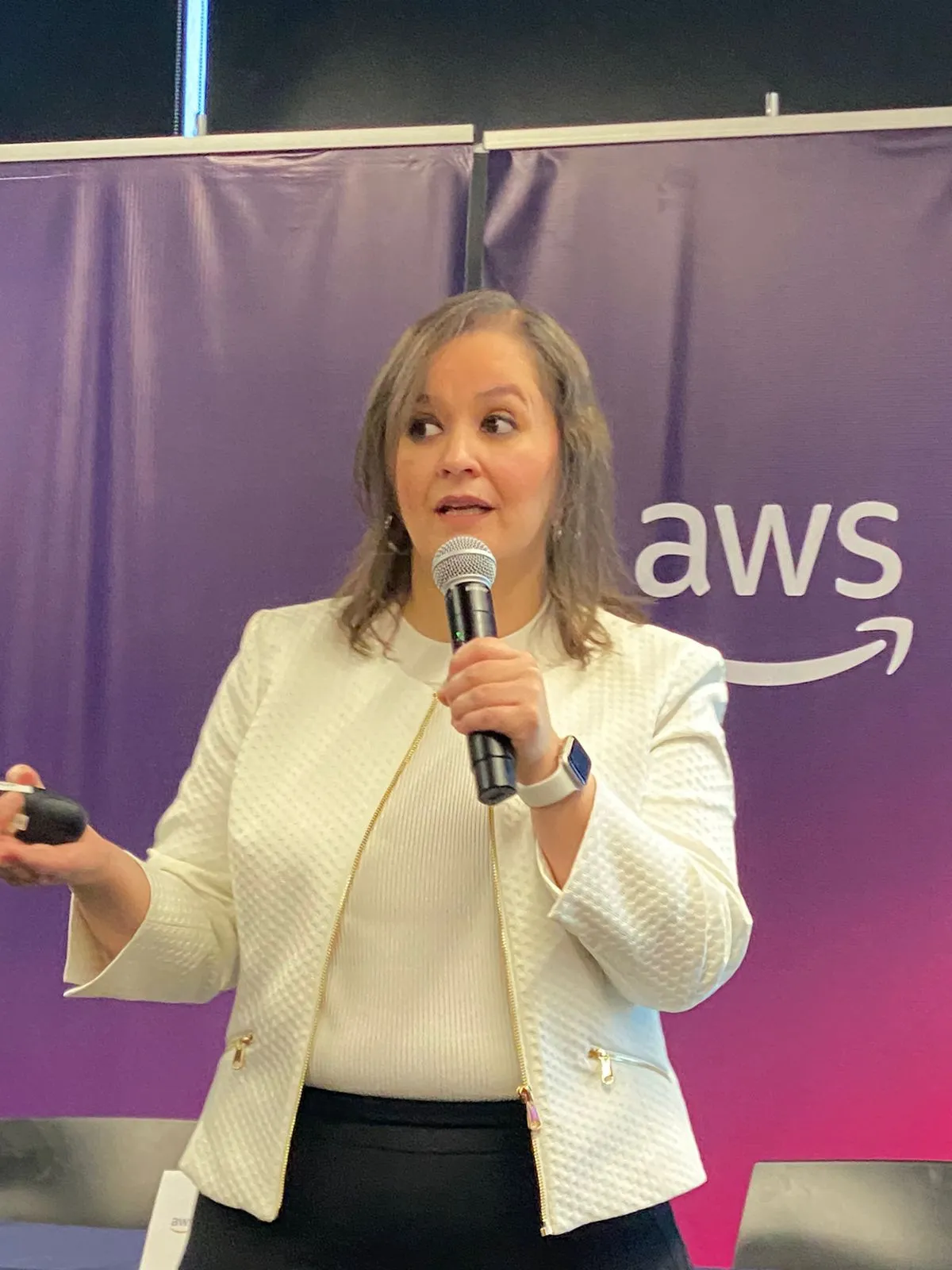 Cindy Polin, Líder de Arquitectos de Soluciones AWS México.