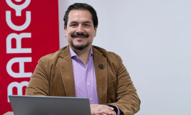 Rodrigo Cornejo, director General de canales de Barco para América Latina en la división de ClickShare.