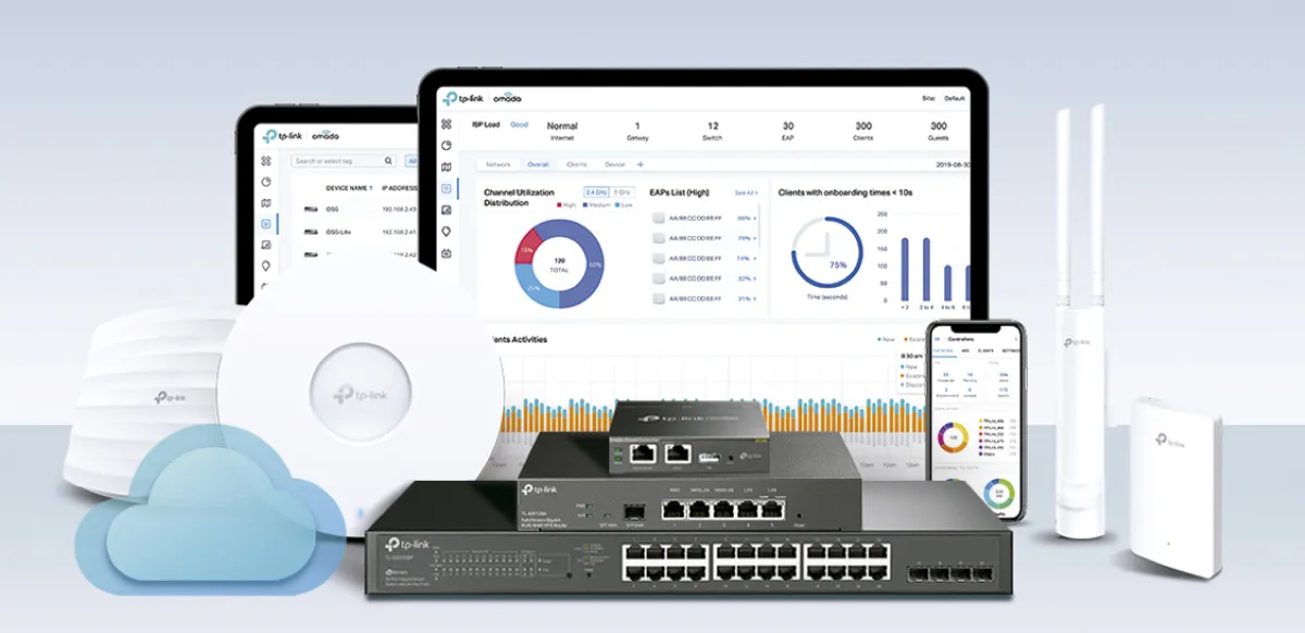 El controlador OMADA basado en SDN permite gestionar múltiples redes de clientes desde un único punto y con acceso en la nube.